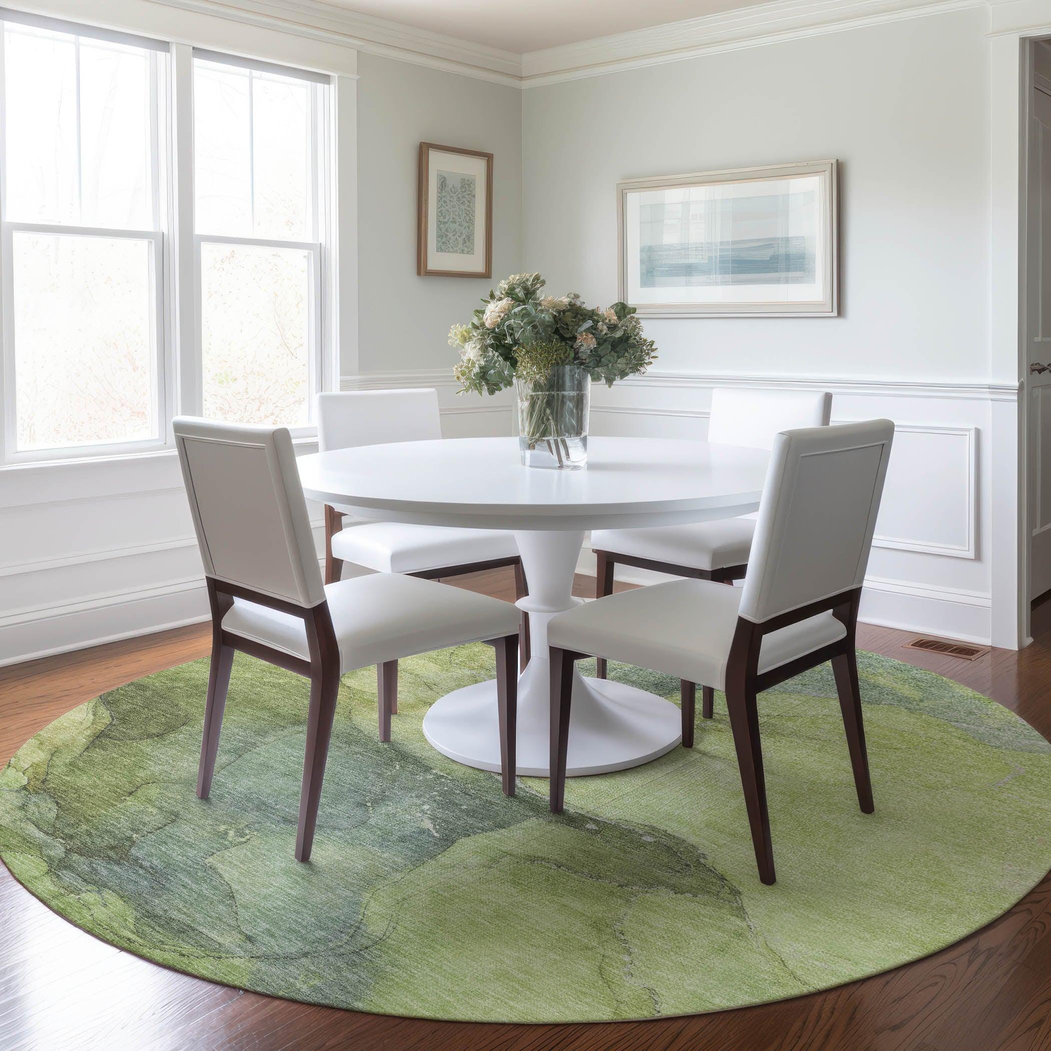 Addison Rugs Maeira Green Washable Indoor-Outdoor Rug