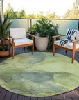 Addison Rugs Maeira Green Washable Indoor-Outdoor Rug