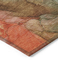 Addison Rugs Maeira Orange Washable Indoor-Outdoor Rug