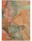 Addison Rugs Maeira Orange Washable Indoor-Outdoor Rug