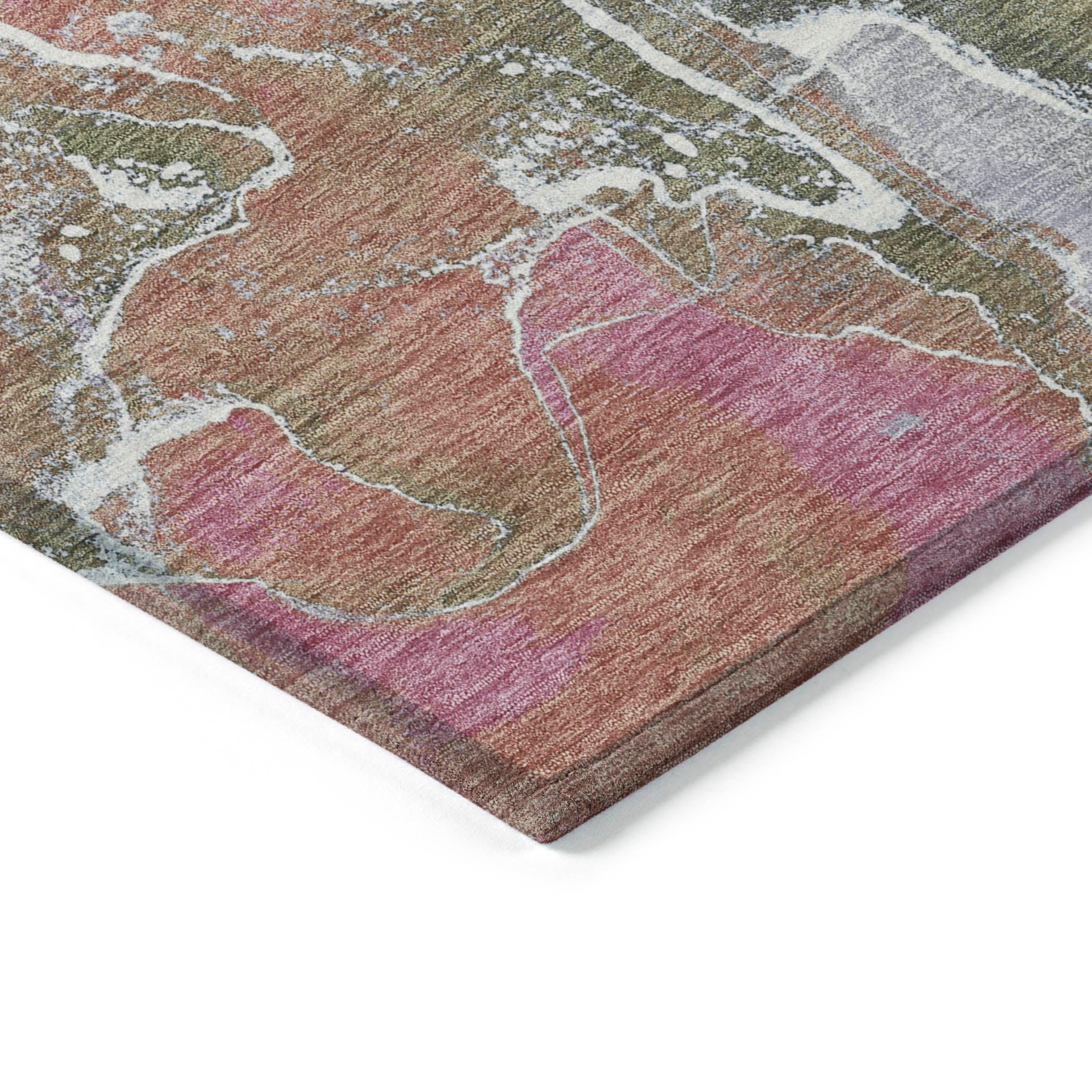 Addison Rugs Maeon Brown Washable Indoor-Outdoor Rug
