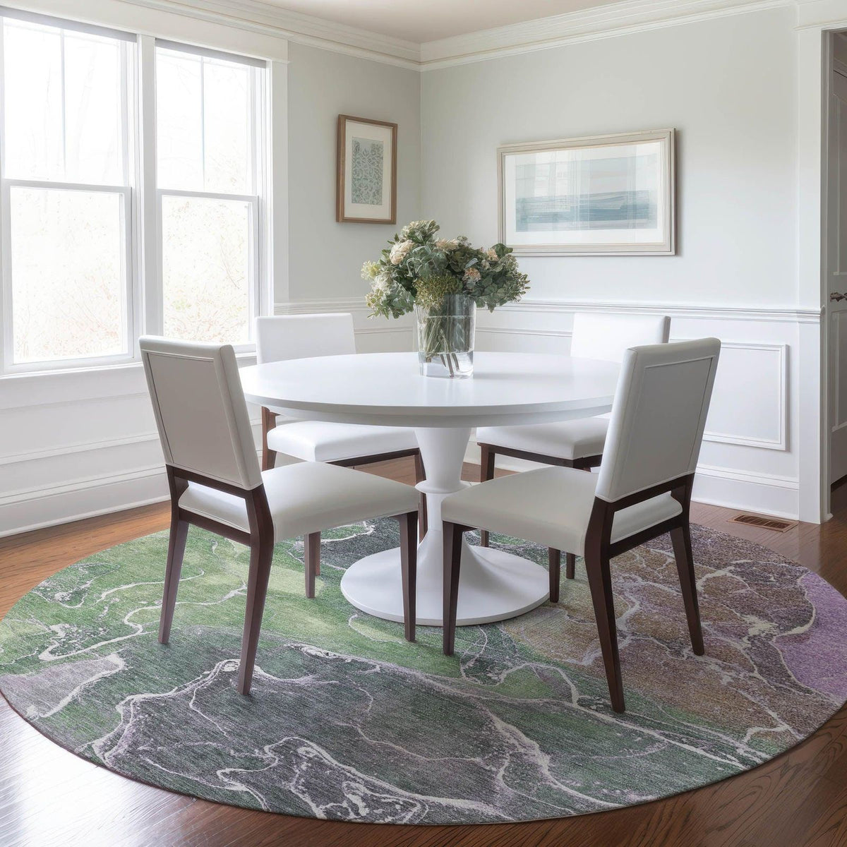 Addison Rugs Maeon Green Washable Indoor-Outdoor Rug