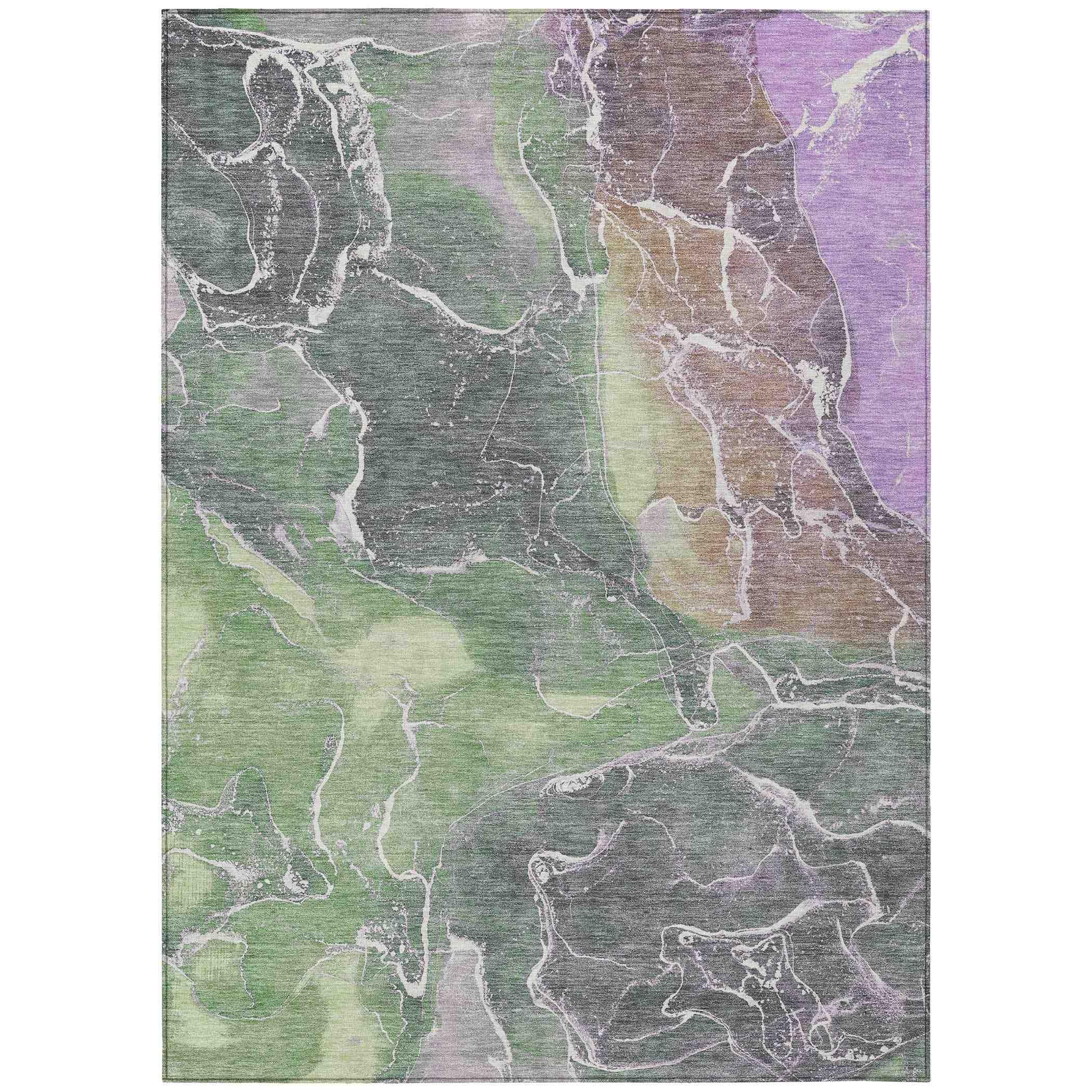 Addison Rugs Maeon Green Washable Indoor-Outdoor Rug