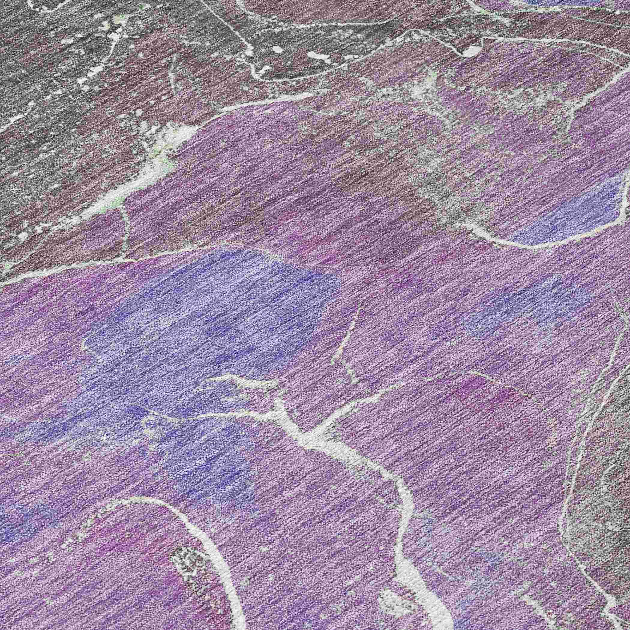 Addison Rugs Maeon Purple Washable Indoor-Outdoor Rug