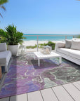 Addison Rugs Maeon Purple Washable Indoor-Outdoor Rug