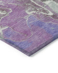 Addison Rugs Maeon Purple Washable Indoor-Outdoor Rug