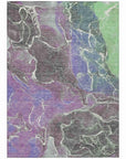 Addison Rugs Maeon Purple Washable Indoor-Outdoor Rug