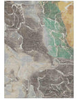 Addison Rugs Maeon Taupe Washable Indoor-Outdoor Rug