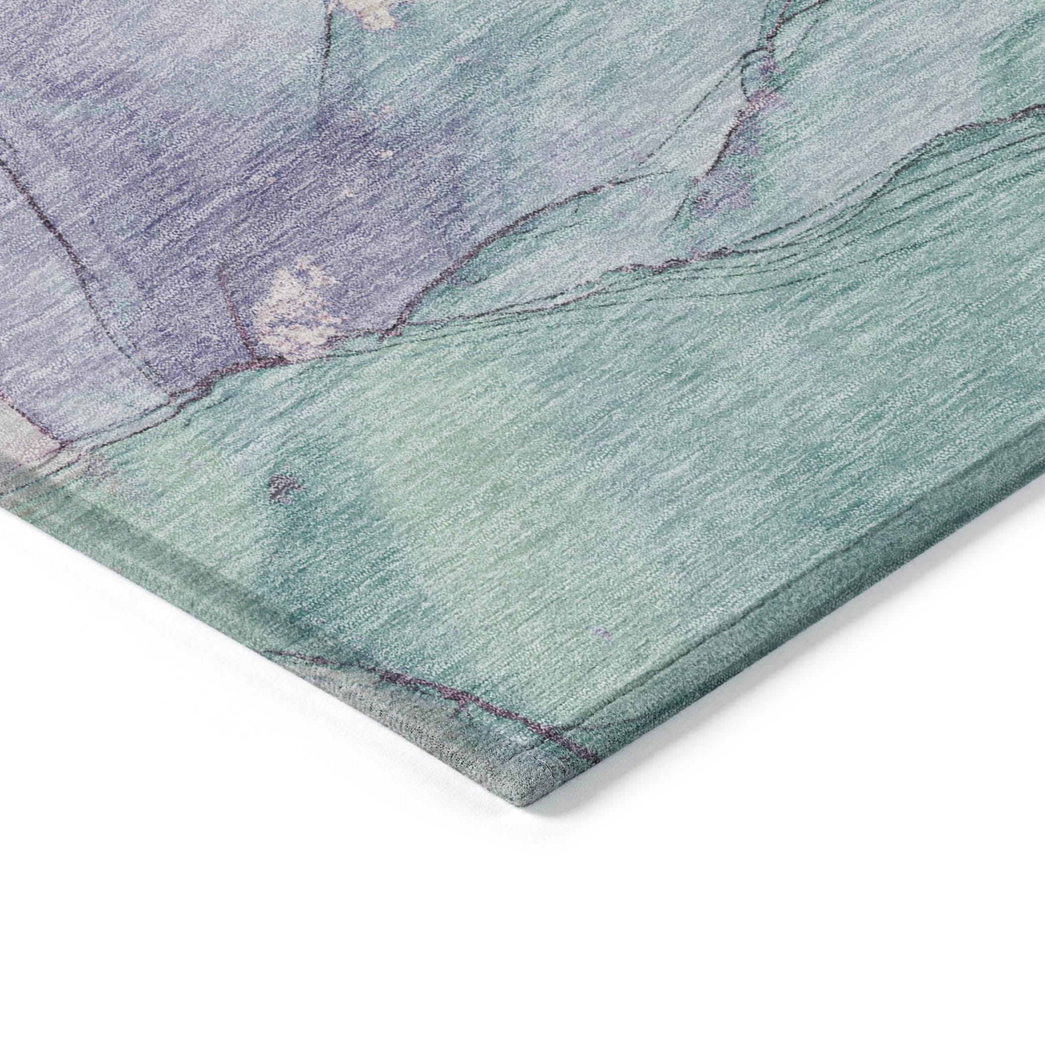 Addison Rugs Maeora Blue Washable Indoor-Outdoor Rug