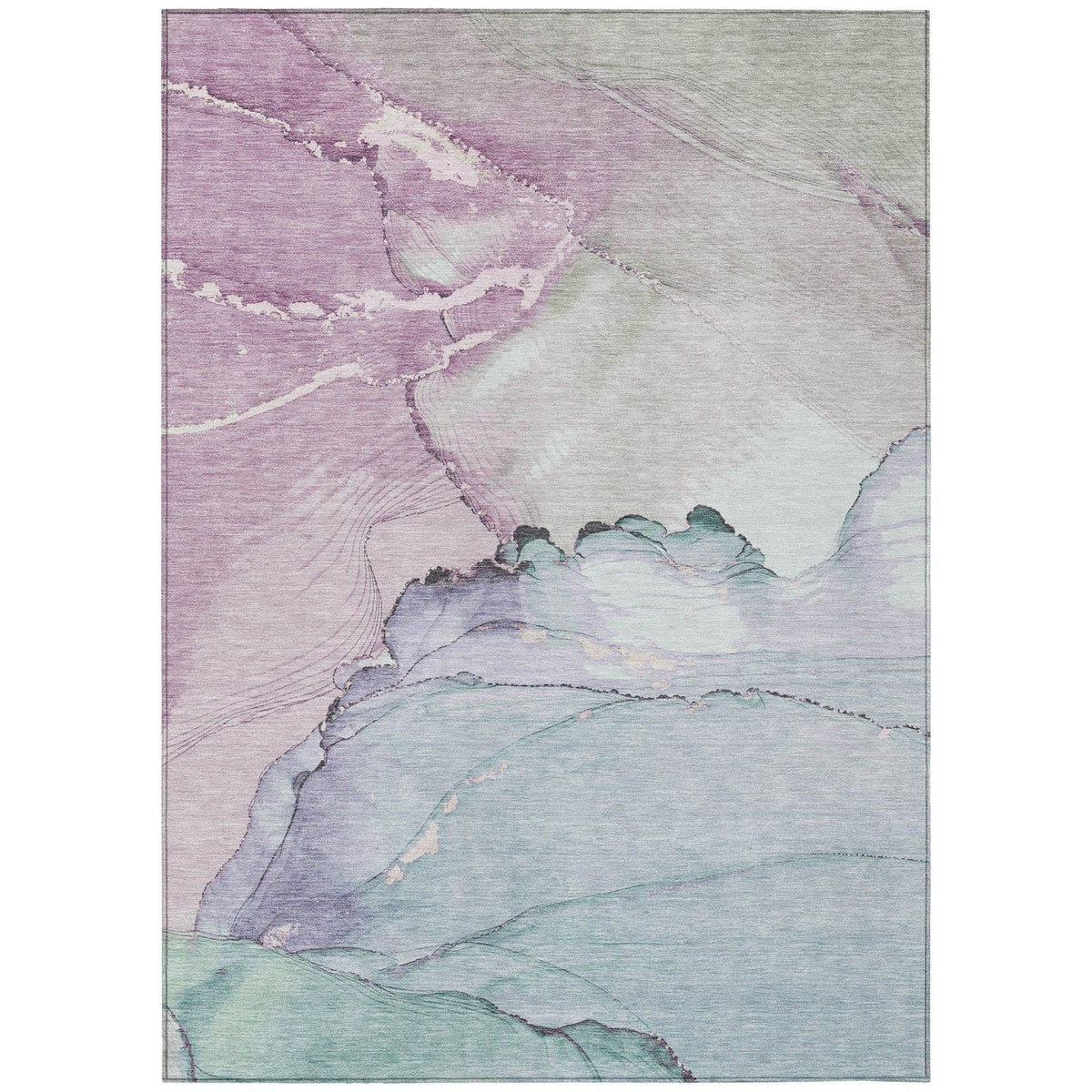 Addison Rugs Maeora Blue Washable Indoor-Outdoor Rug