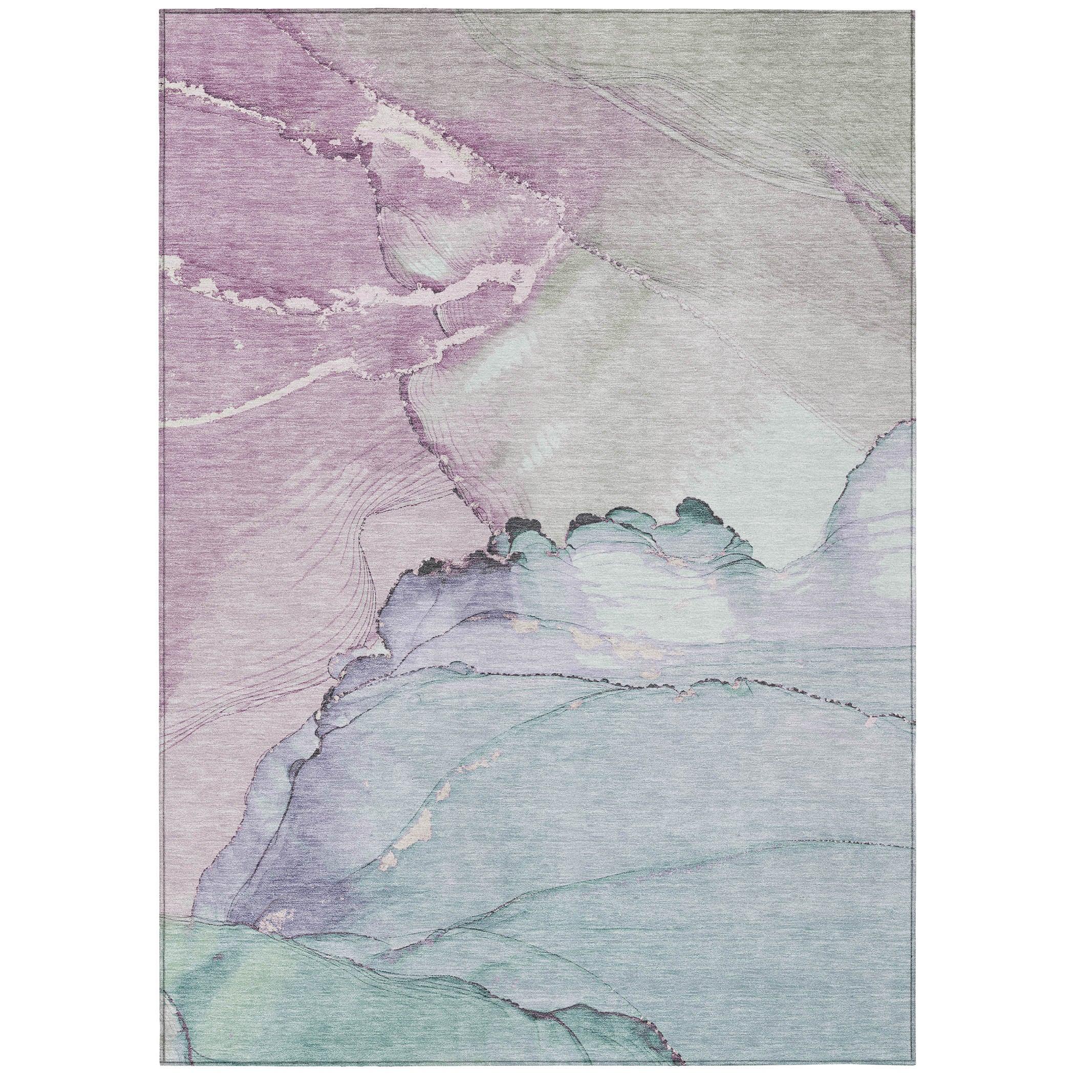 Addison Rugs Maeora Blue Washable Indoor-Outdoor Rug