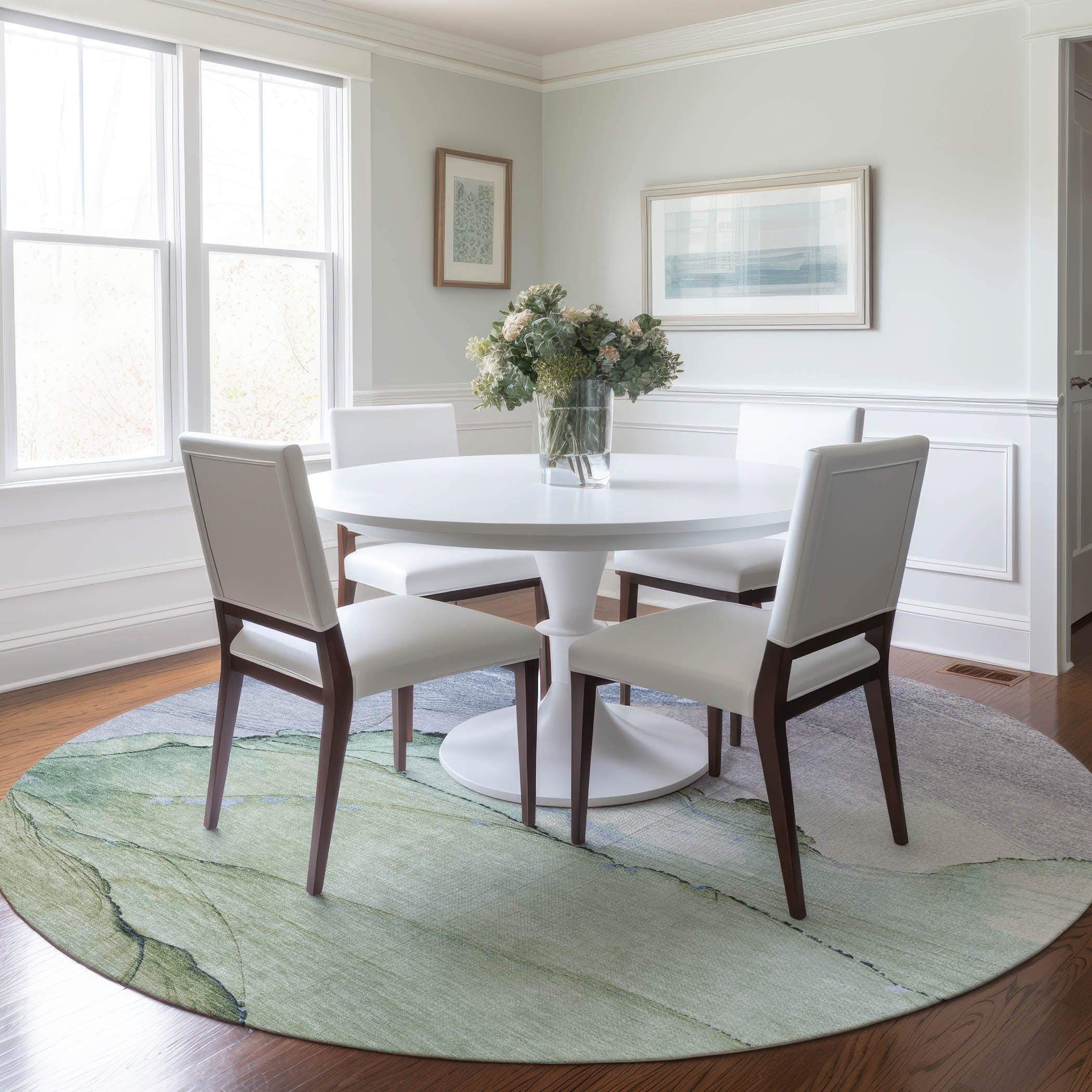 Addison Rugs Maeora Green Washable Indoor-Outdoor Rug