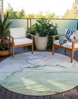 Addison Rugs Maeora Green Washable Indoor-Outdoor Rug