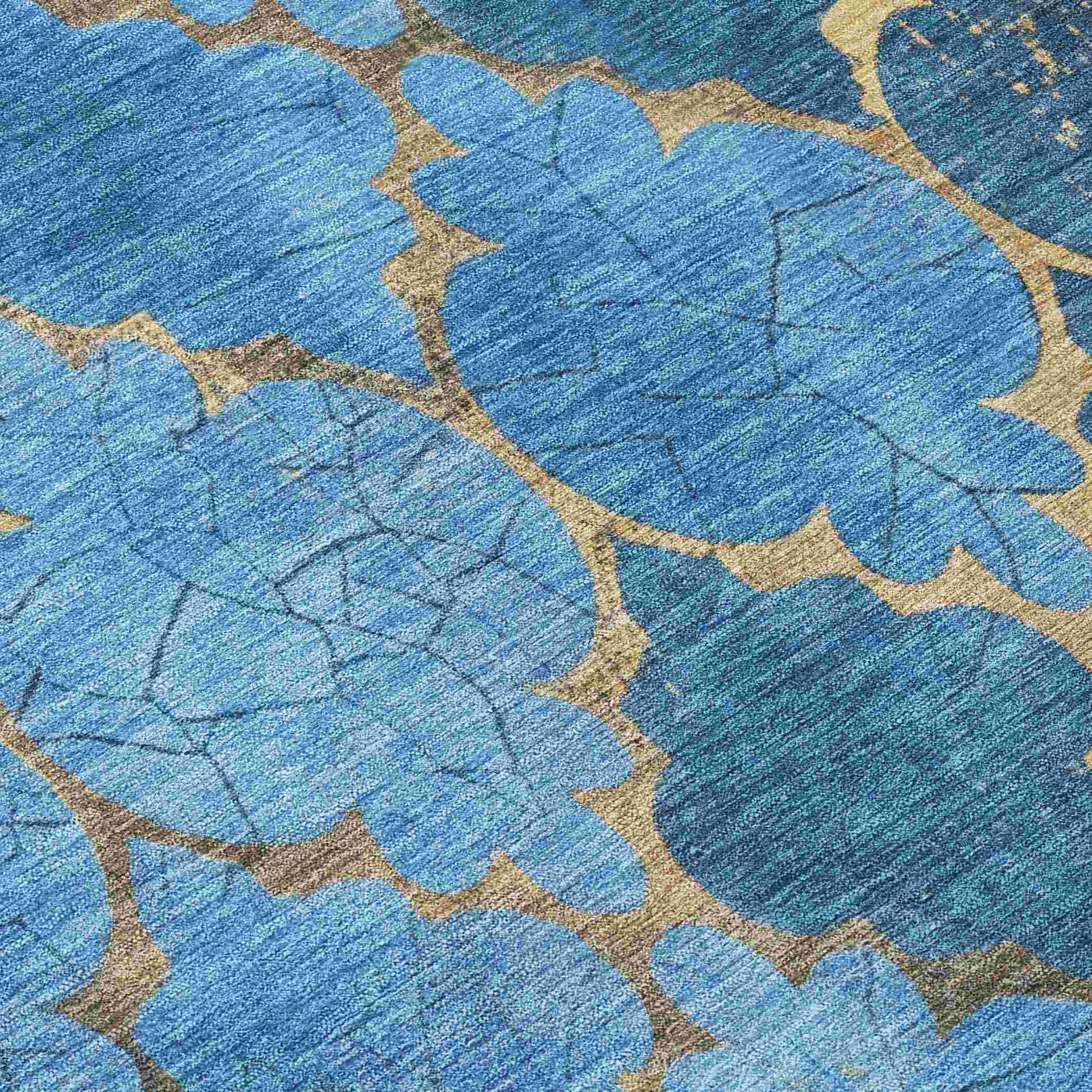 Addison Rugs Maeoril Blue Washable Indoor-Outdoor Rug