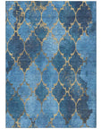 Addison Rugs Maeoril Blue Washable Indoor-Outdoor Rug