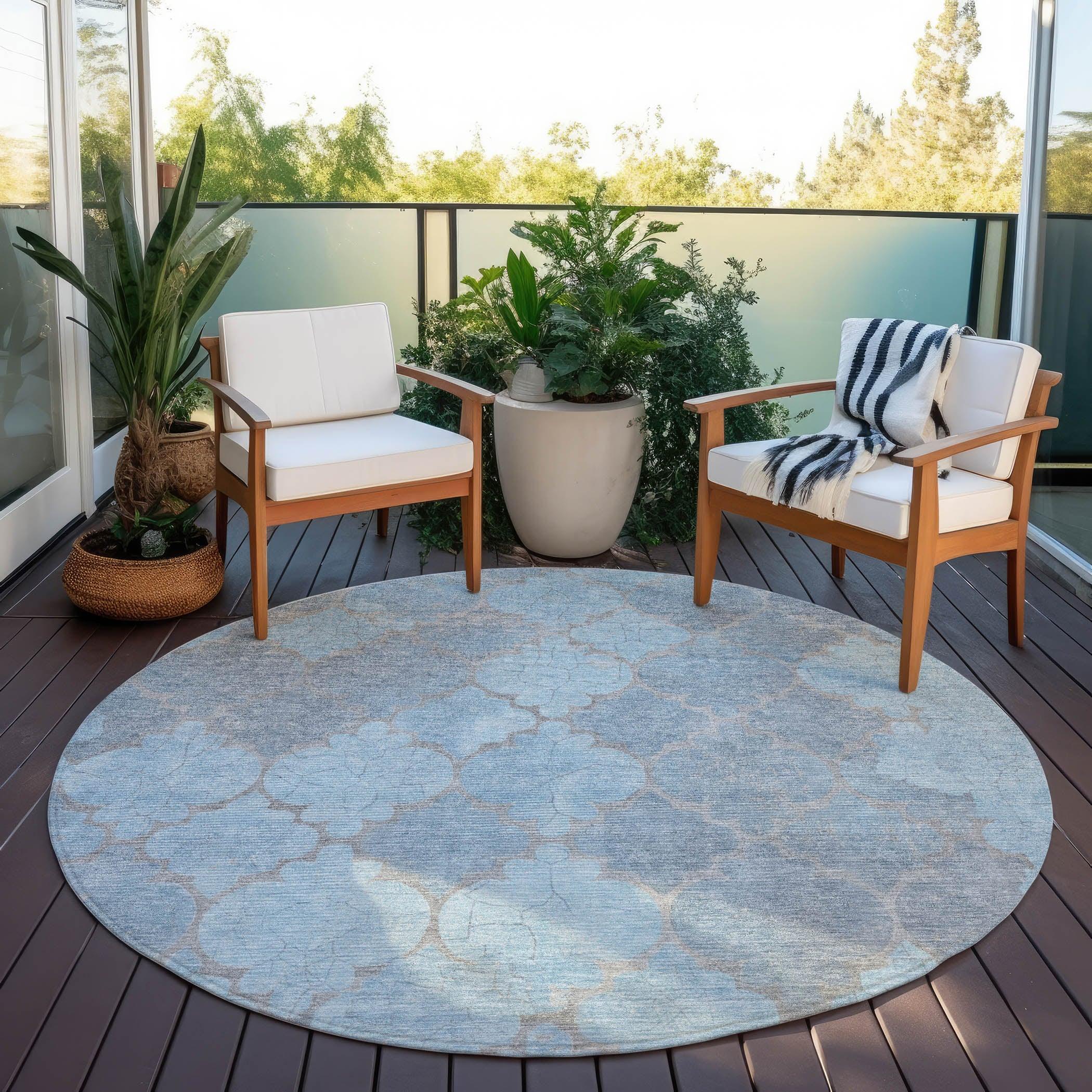 Addison Rugs Maeoril Denim Washable Indoor-Outdoor Rug
