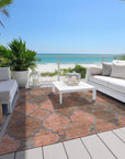 Addison Rugs Maeoril Orange Washable Indoor-Outdoor Rug
