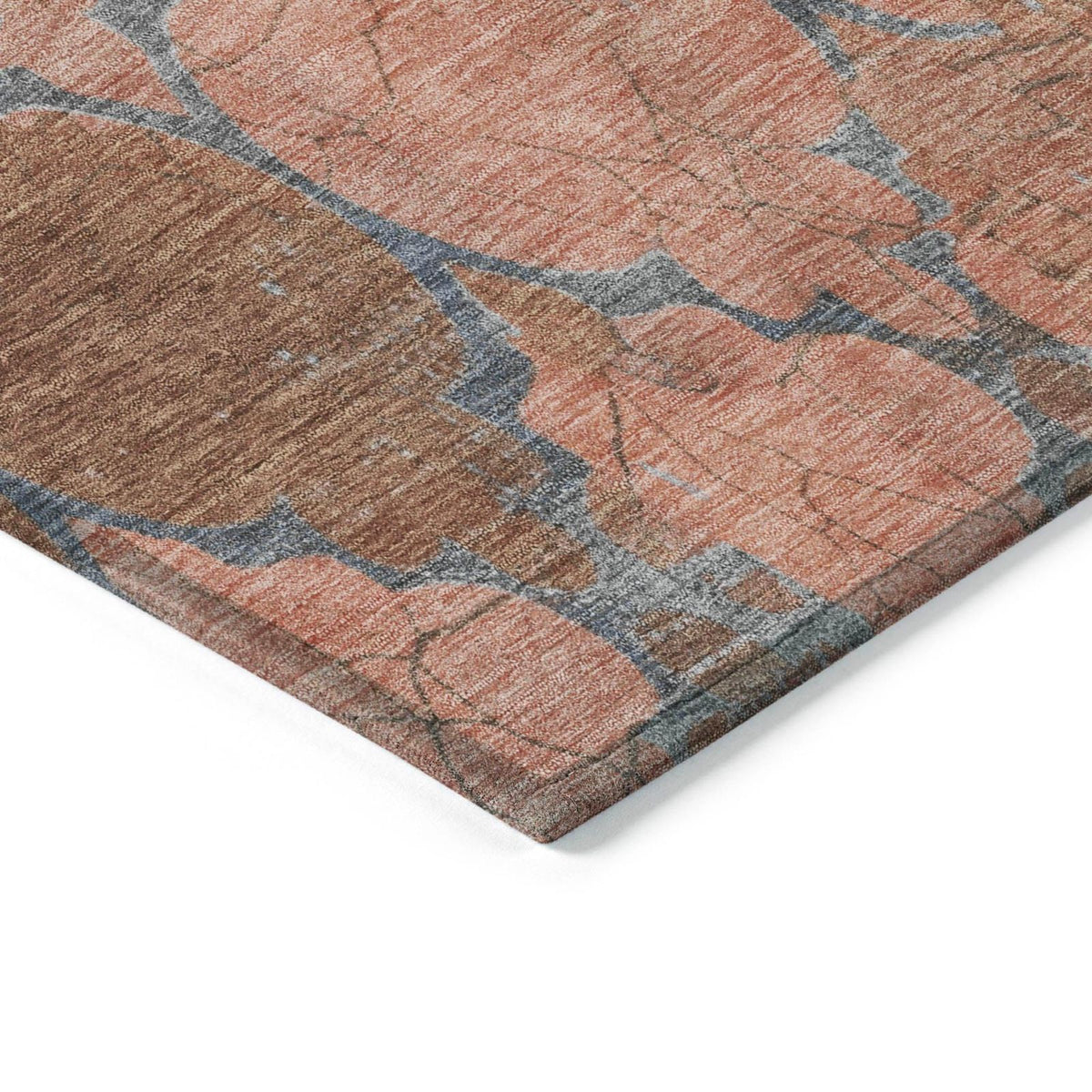 Addison Rugs Maeoril Orange Washable Indoor-Outdoor Rug