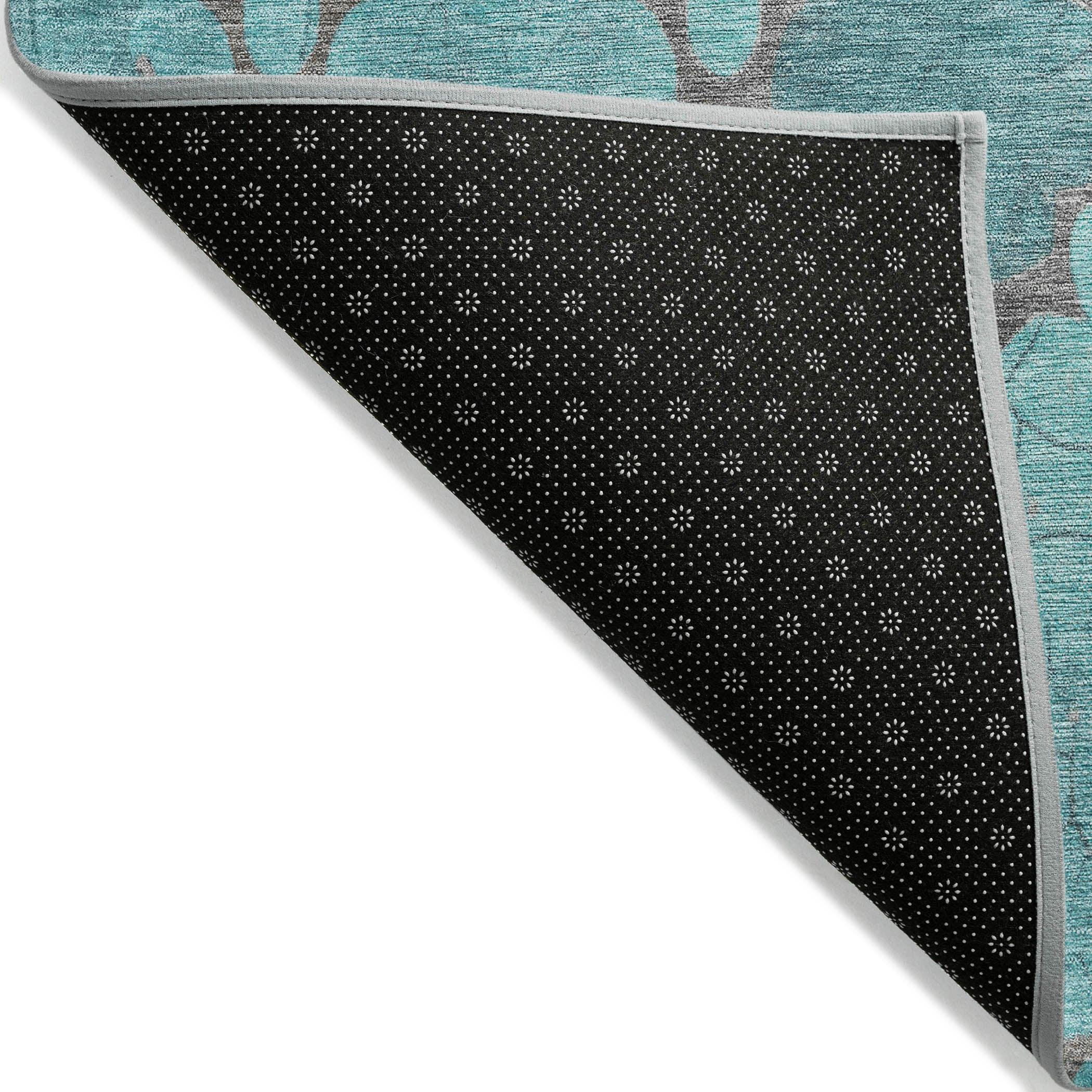 Addison Rugs Maeoril Teal Washable Indoor-Outdoor Rug