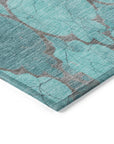 Addison Rugs Maeoril Teal Washable Indoor-Outdoor Rug