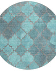 Addison Rugs Maeoril Teal Washable Indoor-Outdoor Rug