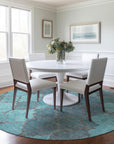Addison Rugs Maeoril Teal Washable Indoor-Outdoor Rug