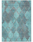Addison Rugs Maeoril Teal Washable Indoor-Outdoor Rug