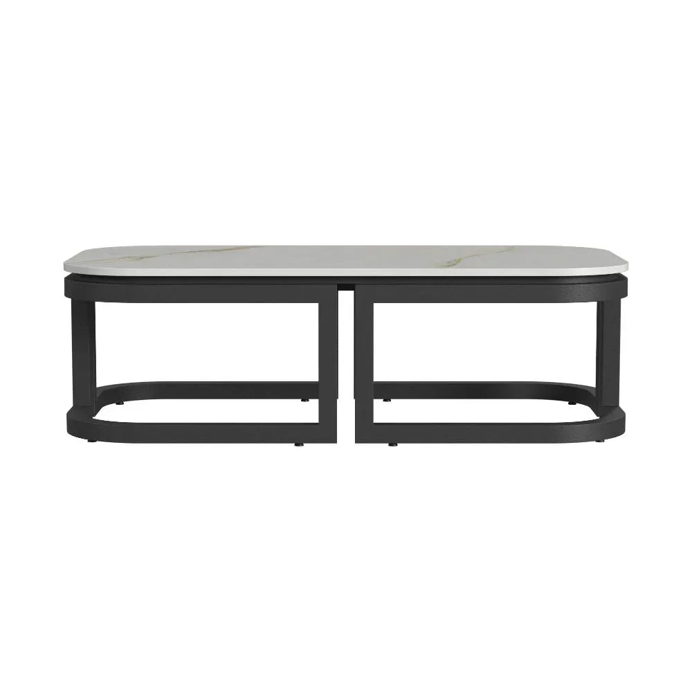 Sunset West Malibu Aluminum Framed Outdoor Coffee Table