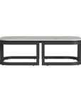 Sunset West Malibu Aluminum Framed Outdoor Coffee Table