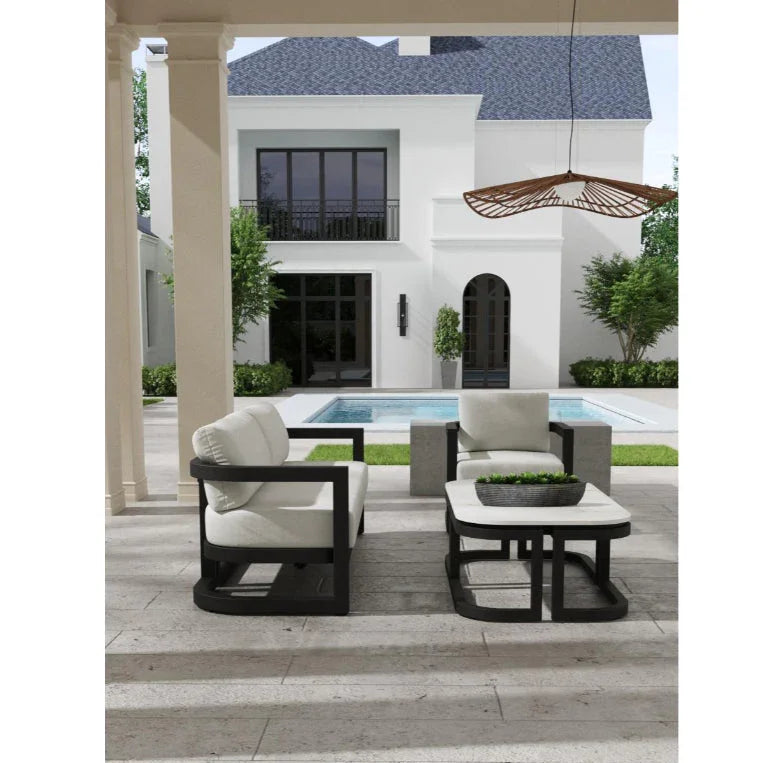 Sunset West Malibu Aluminum Framed Outdoor Coffee Table
