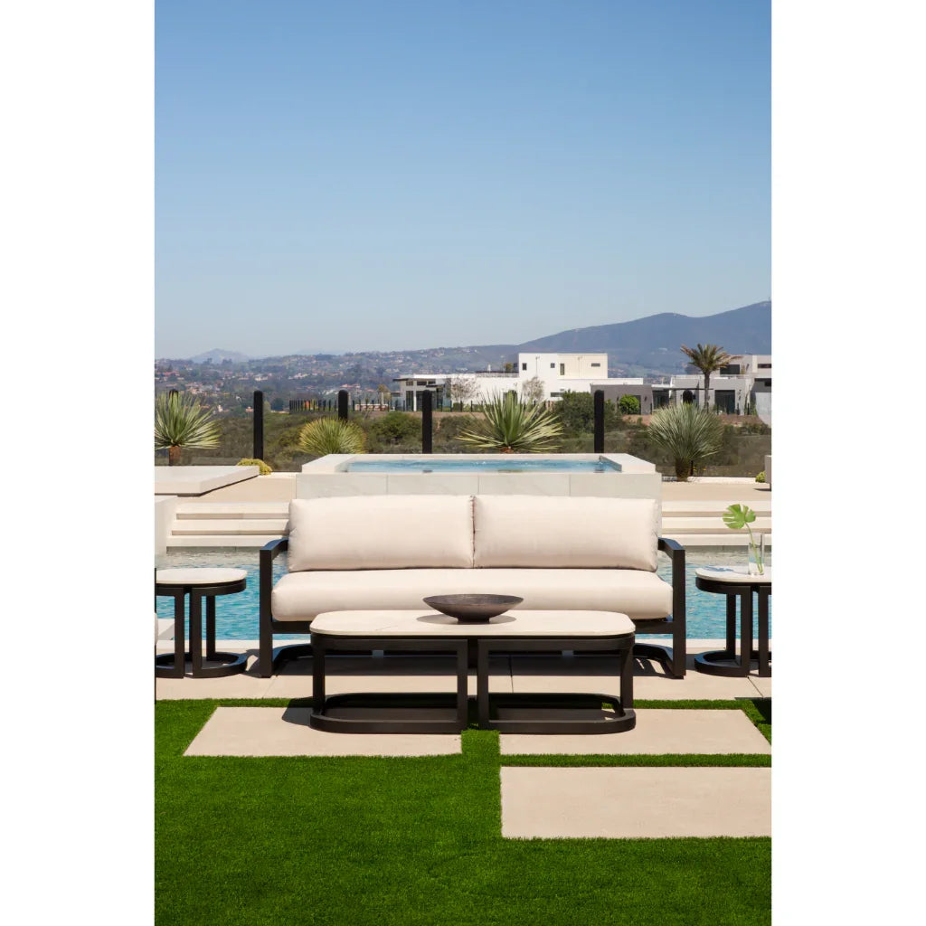 Sunset West Malibu Aluminum Framed Outdoor Coffee Table