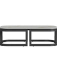 Sunset West Malibu Aluminum Framed Outdoor Coffee Table