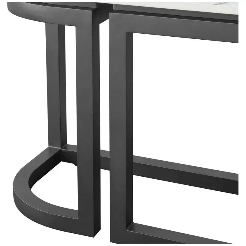 Sunset West Malibu Aluminum Framed Outdoor Console Table