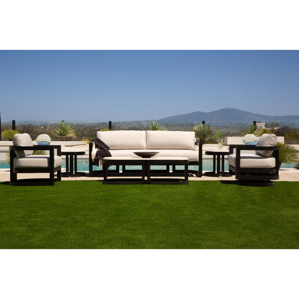 Sunset West Malibu Aluminum Framed Outdoor End Table