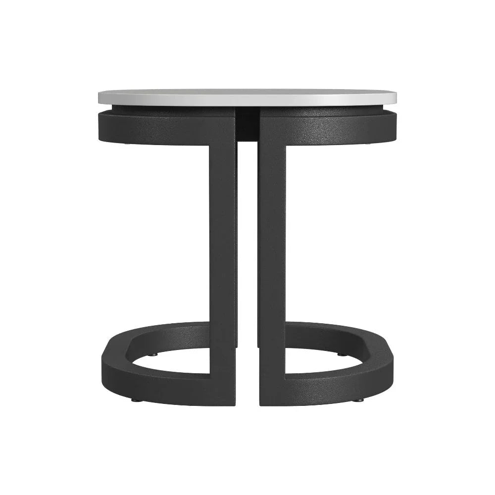 Sunset West Malibu Aluminum Framed Outdoor End Table