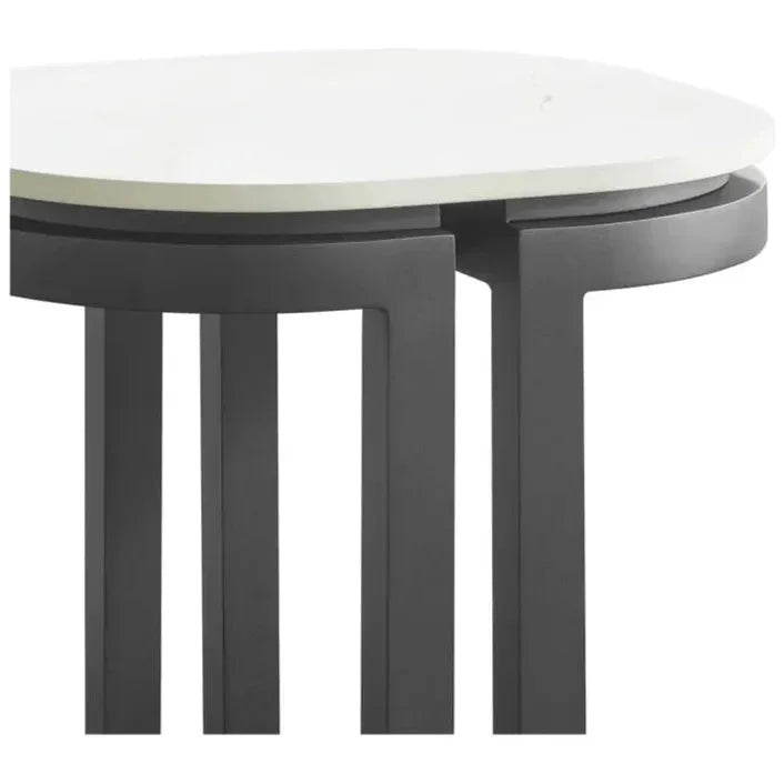 Sunset West Malibu Aluminum Framed Outdoor End Table
