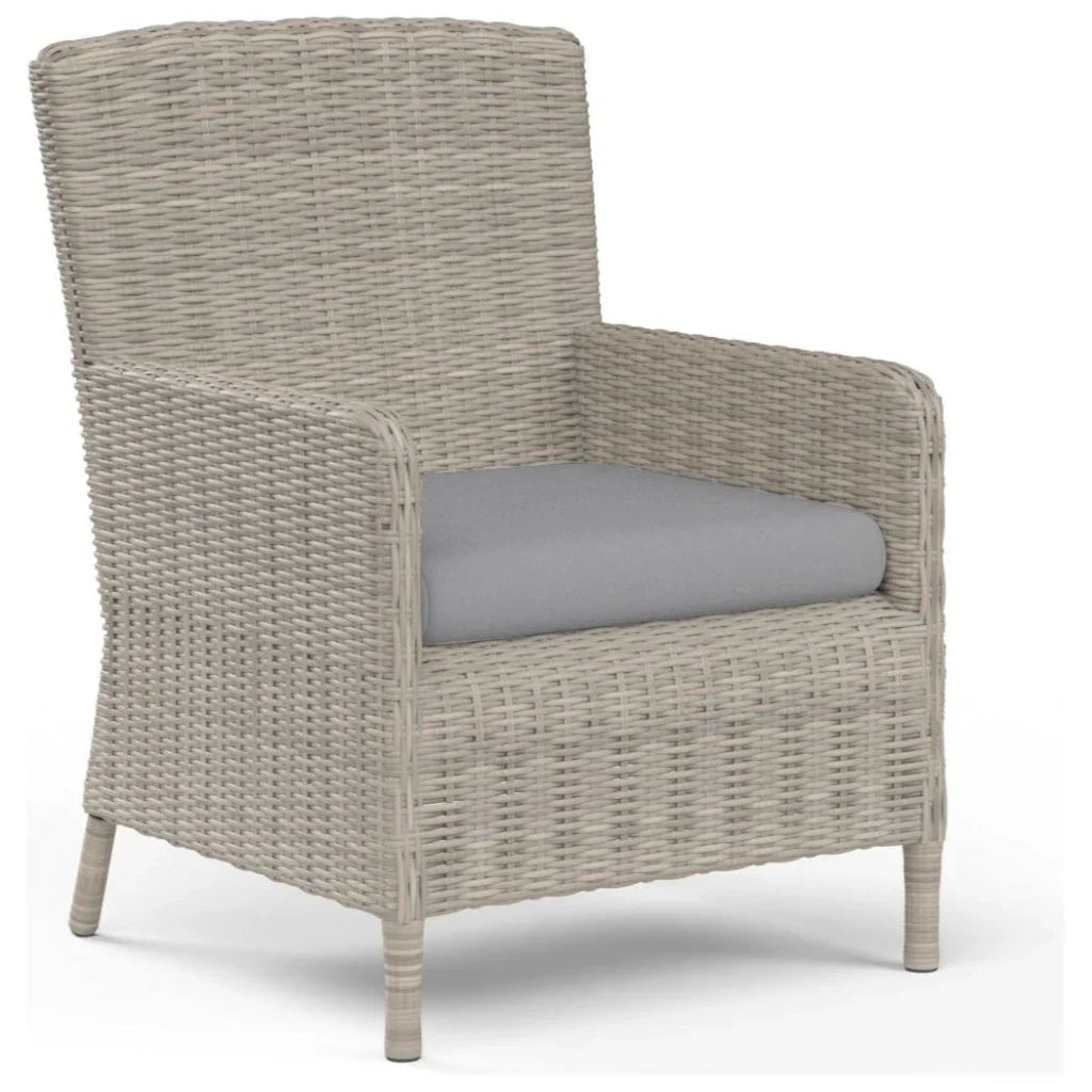 Sunset West Manhattan Sunbrella Outdoor Dining Chair 2PC