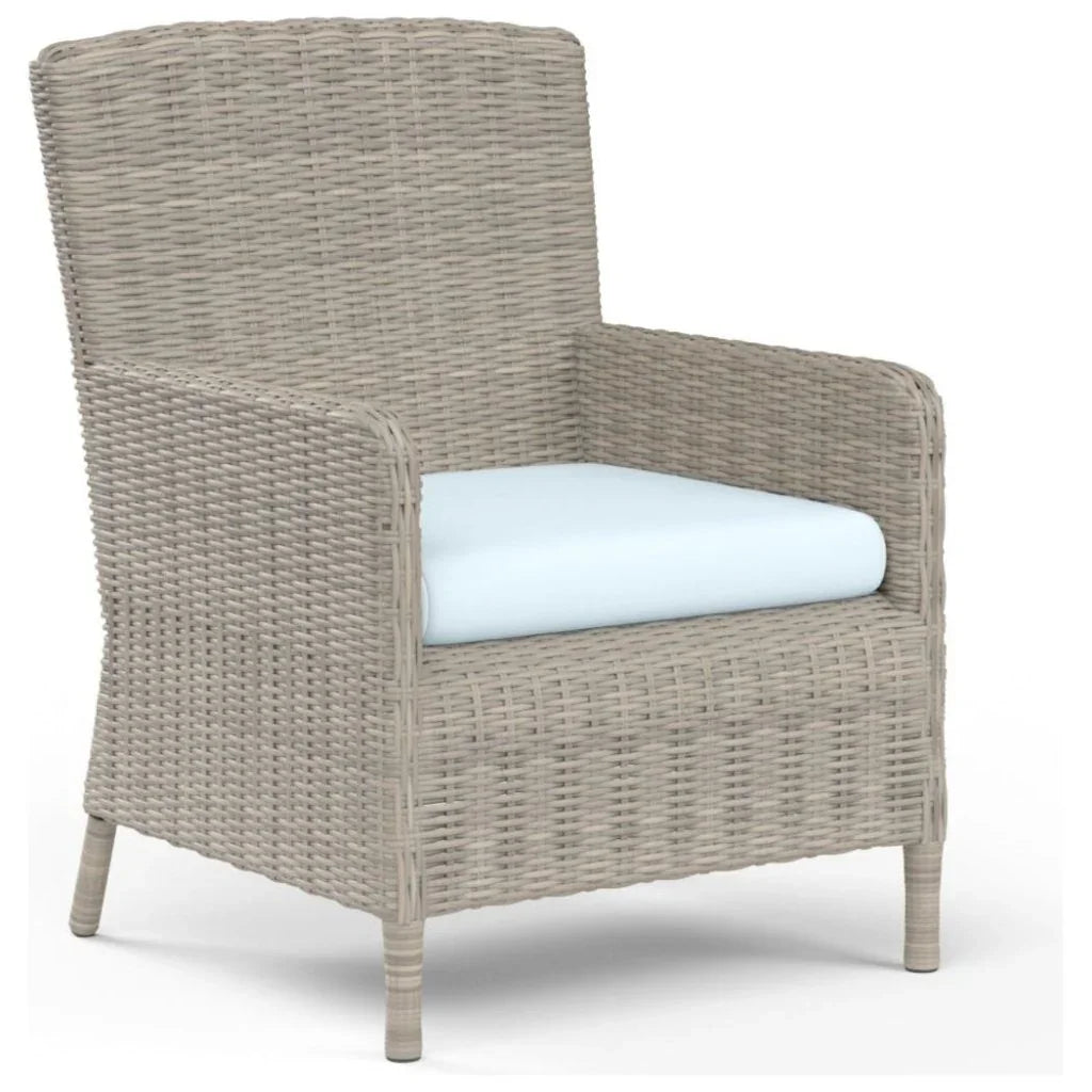 Sunset West Manhattan Sunbrella Outdoor Dining Chair 2PC
