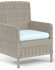 Sunset West Manhattan Sunbrella Outdoor Dining Chair 2PC