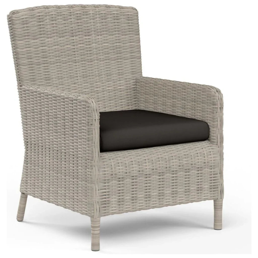 Sunset West Manhattan Sunbrella Outdoor Dining Chair 2PC