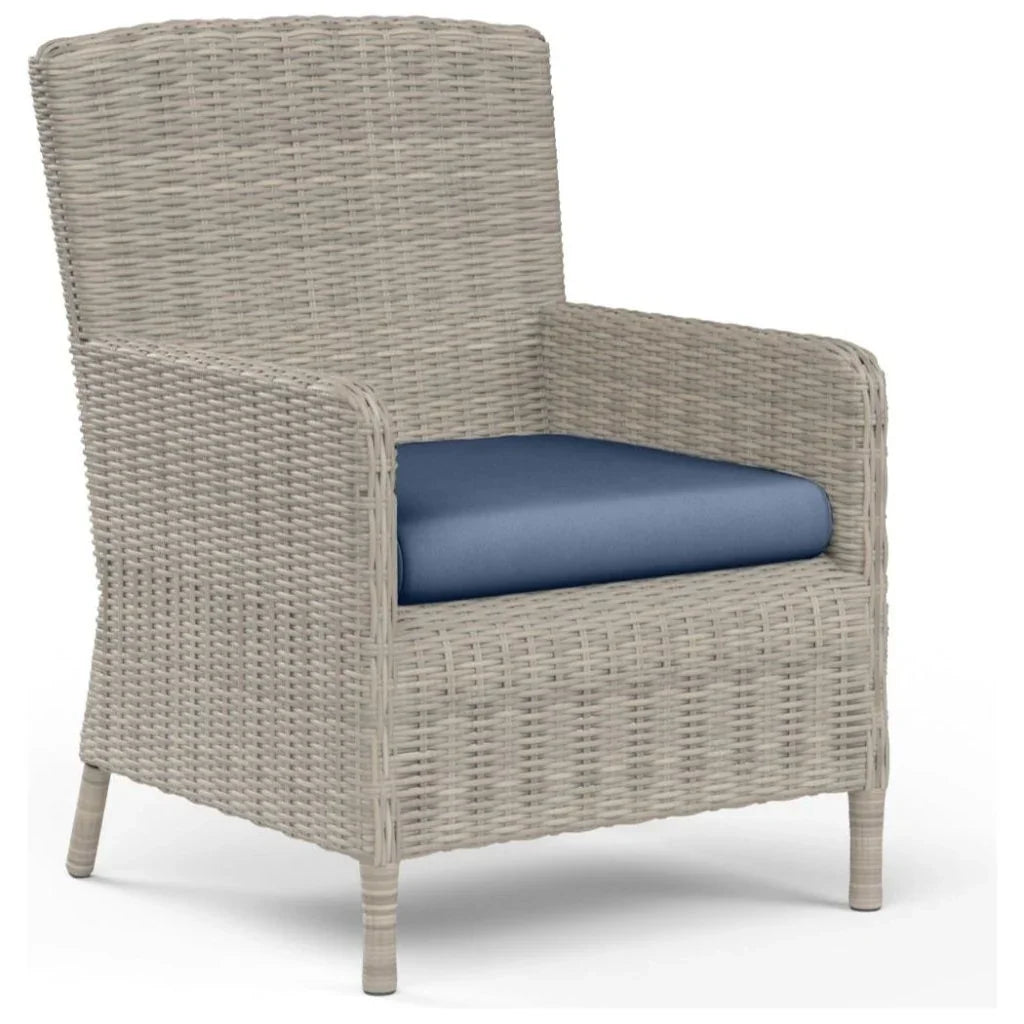 Sunset West Manhattan Sunbrella Outdoor Dining Chair 2PC