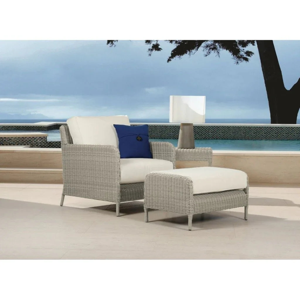 Sunset West Manhattan Sunbrella Outdoor Ottoman