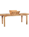 HiTeak Manorhouse Rectangular Extandable Outdoor Dining Table