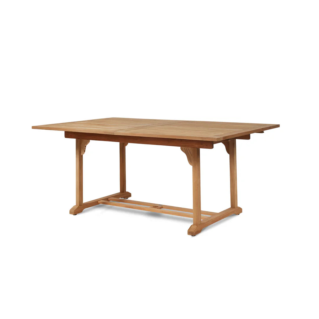HiTeak Manorhouse Teak Patio Family Dining Set 9PC