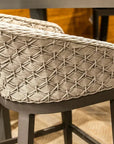 Marbella Weather-Resistant Outdoor Bar Stool-Outdoor Bar Stools-Sunset West-LOOMLAN