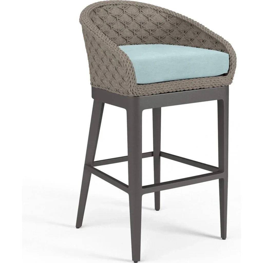 Sunset West Marbella Weather-Resistant Outdoor Bar Stool