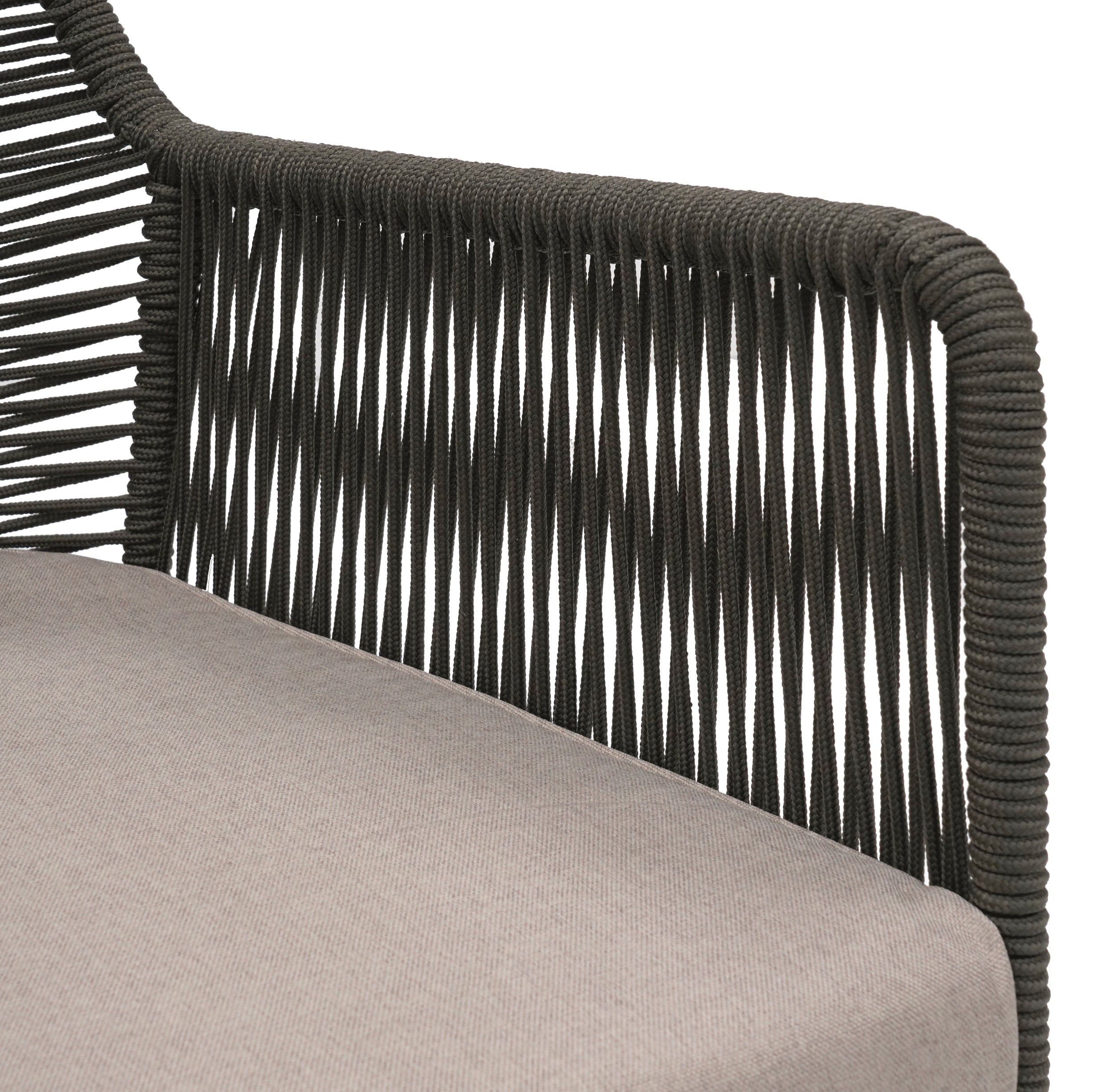 Marco Polo Lounge Chair - Grey Outdoor Lounge Chair