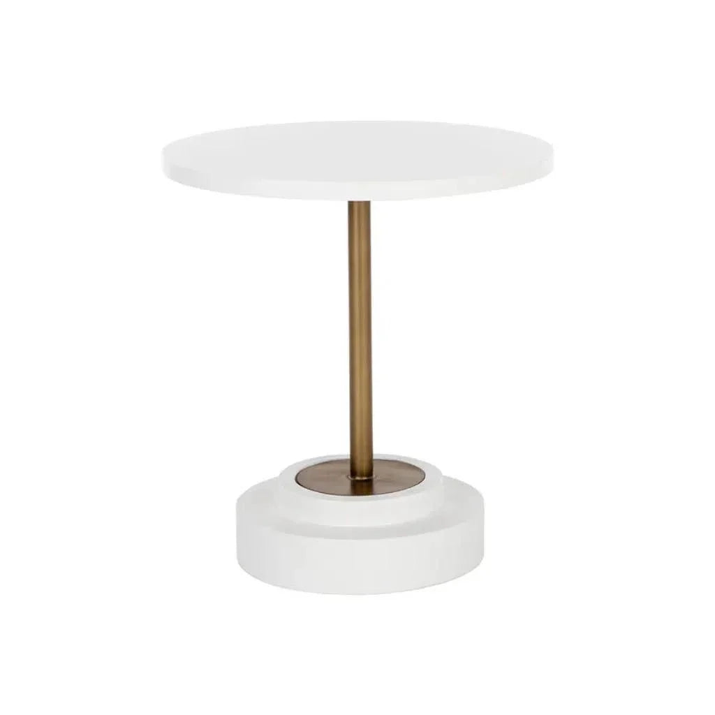 SUNPAN Marlowe Concrete Outdoor Round Bistro Table