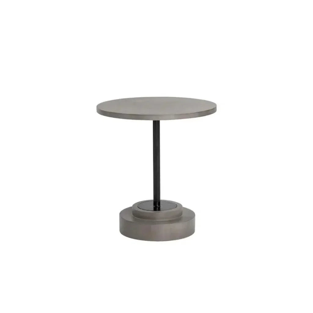 SUNPAN Marlowe Concrete Outdoor Round Bistro Table