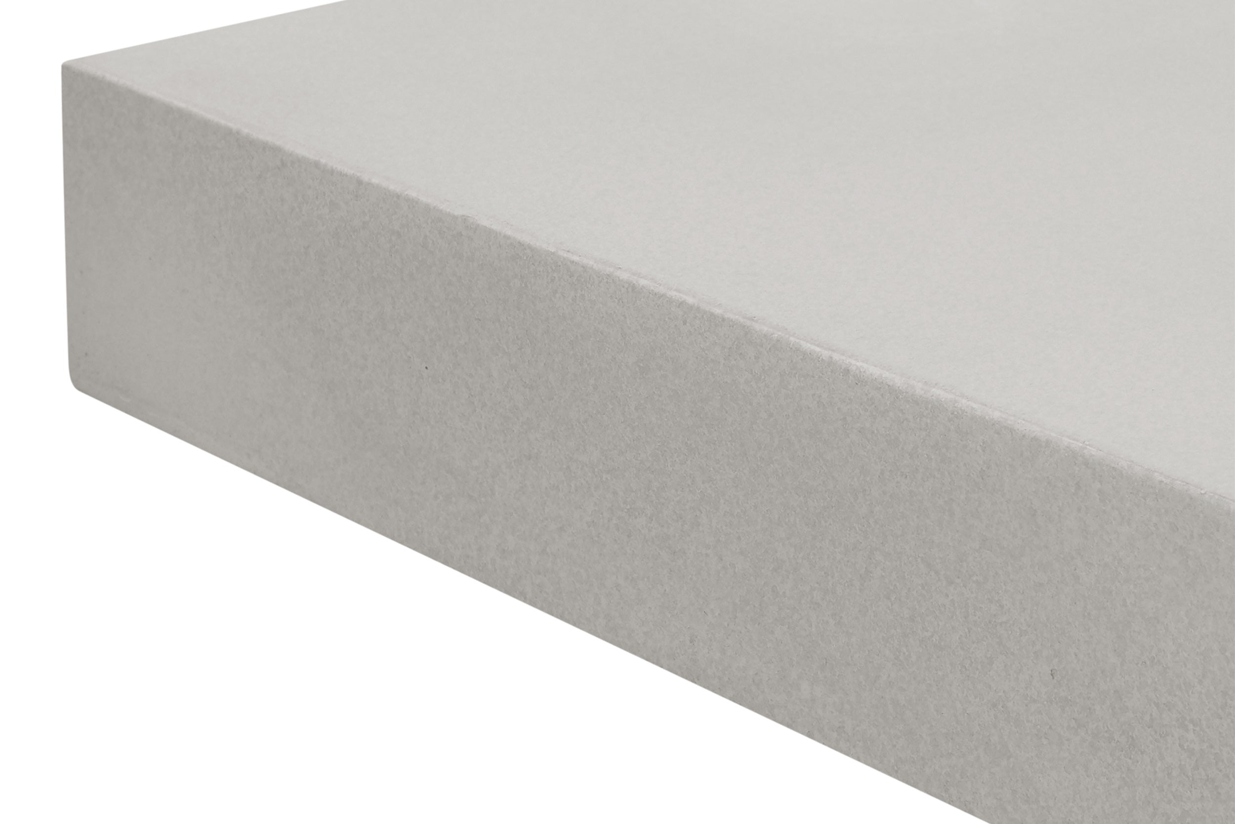 Meditation Rectangle Bench - White Outdoor Bench